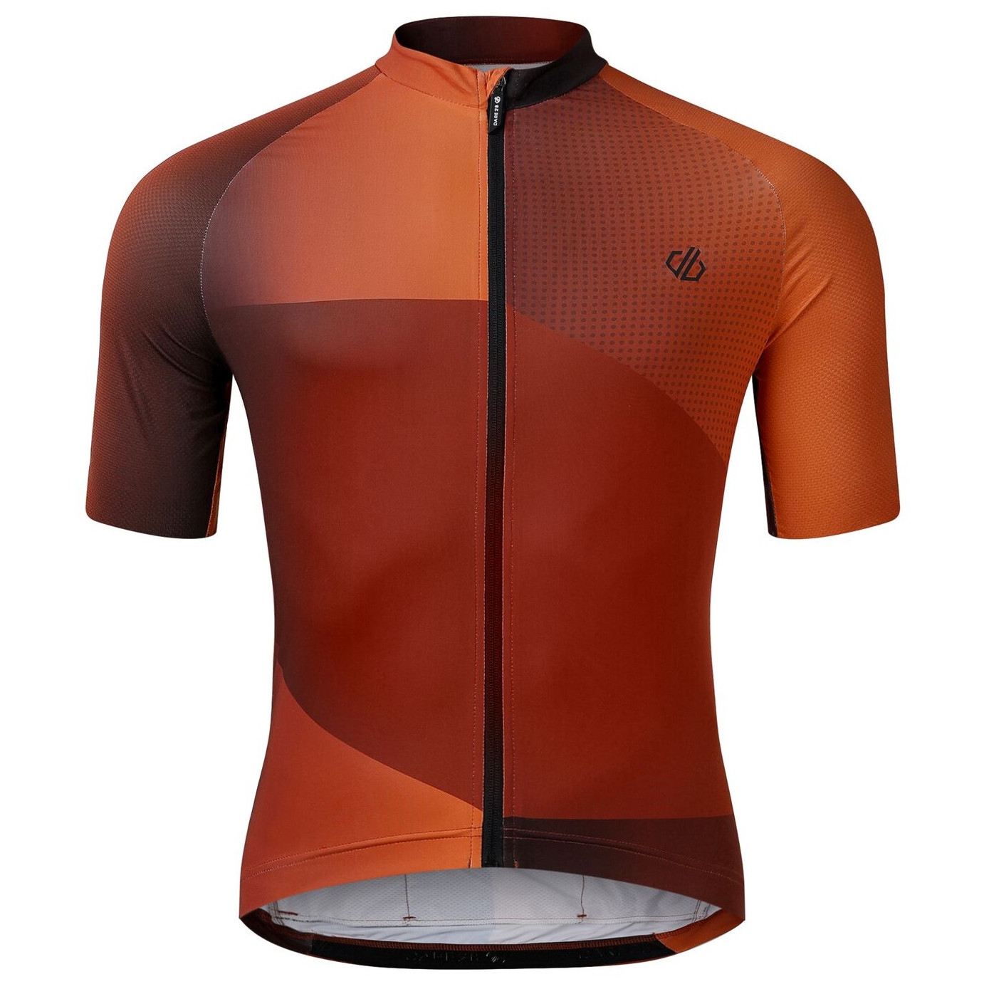 Pánský cyklistický dres Dare 2b Lightning Short Sleeve Printed Jersey Velikost: XXL / Barva: hnědá