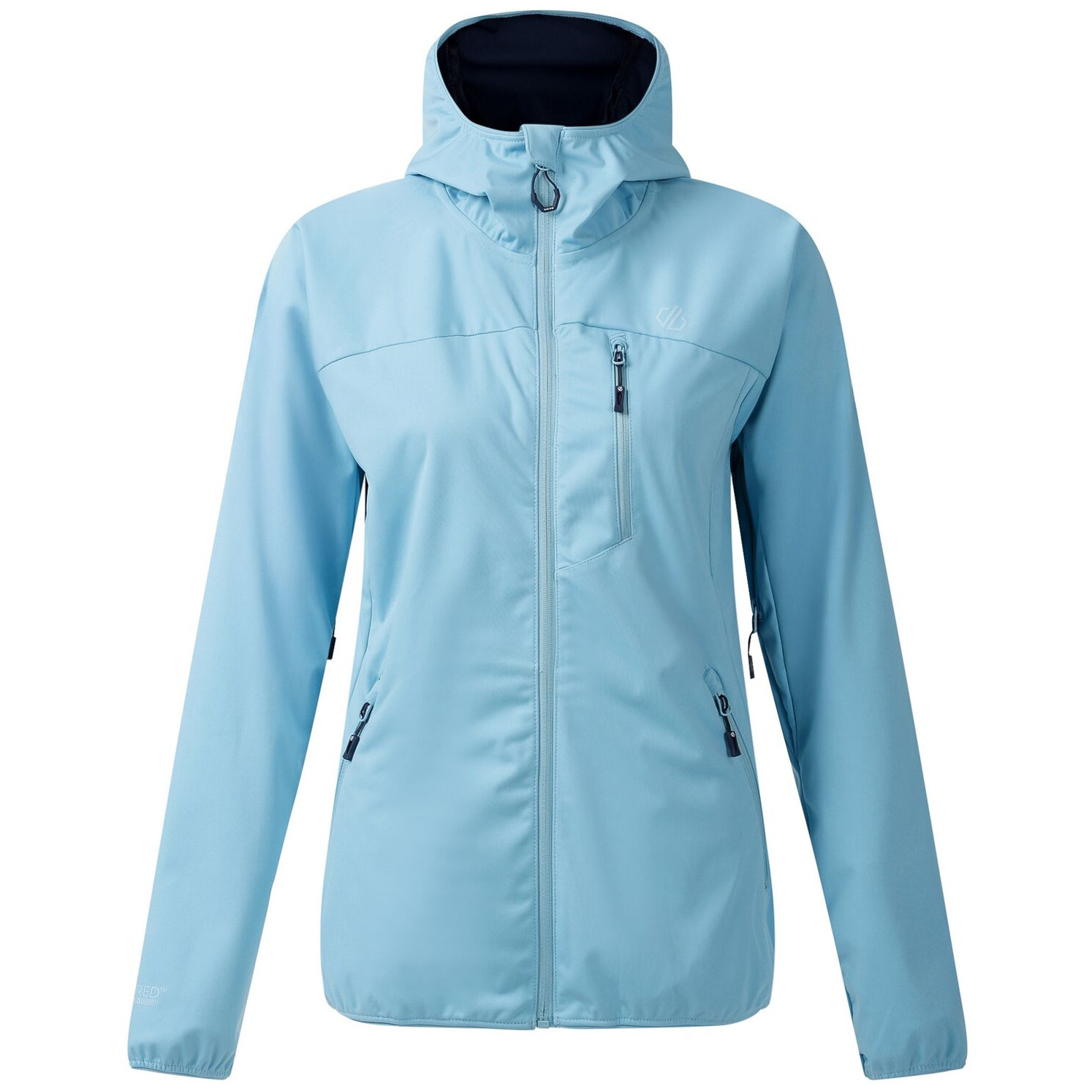 Dámská bunda Dare 2b Lexan III Softshell Velikost: M / Barva: světle modrá