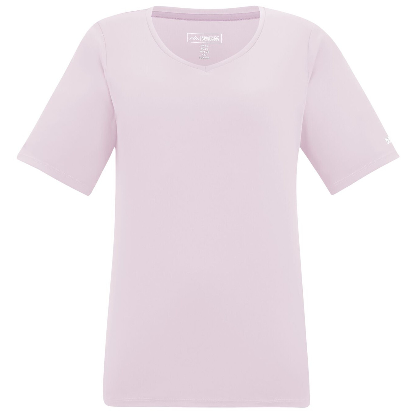 Dámské triko Regatta Women’s Fingal V-Neck Velikost: XXL / Barva: růžová