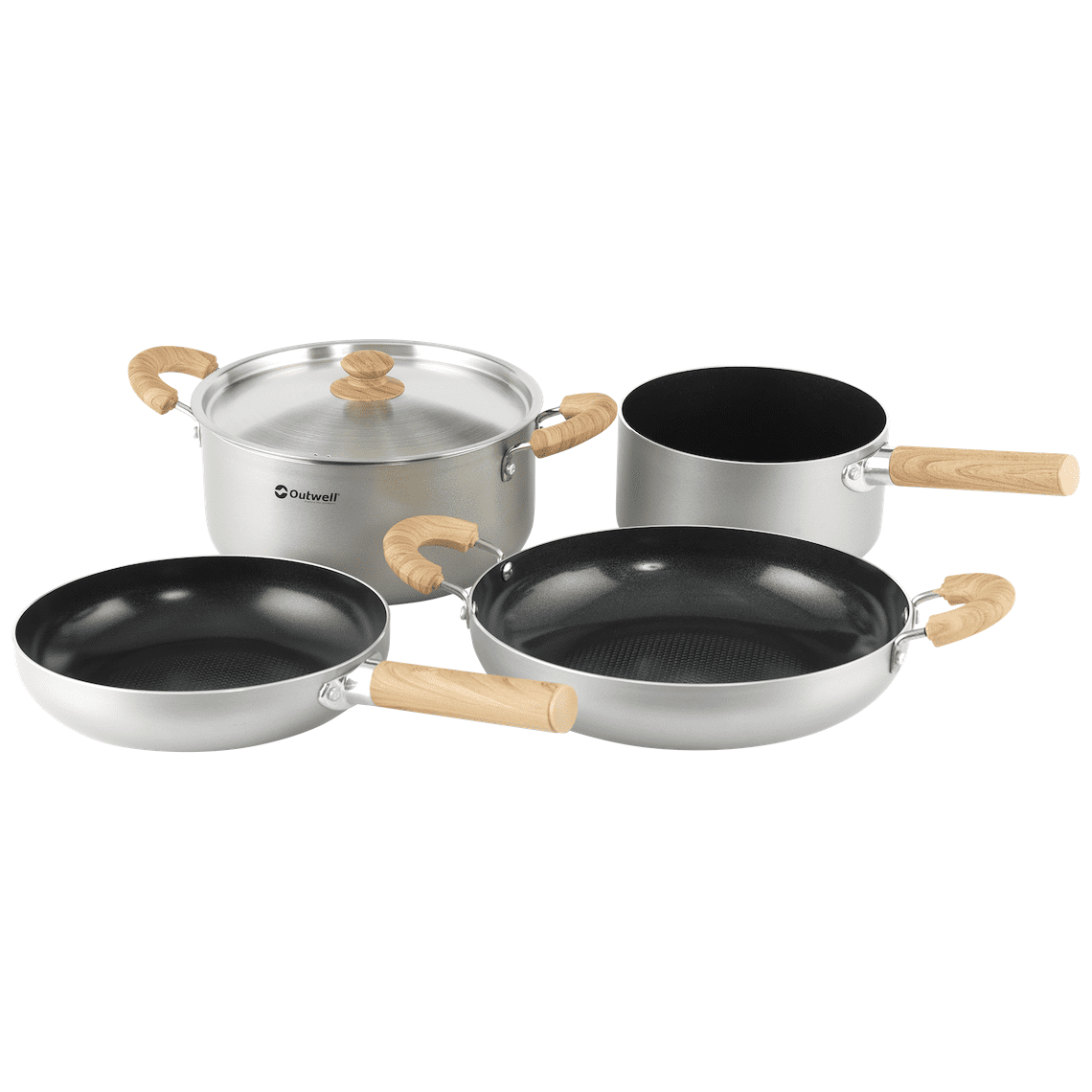 Sada nádobí Outwell Feast Ceramic Set XL Barva: stříbrná