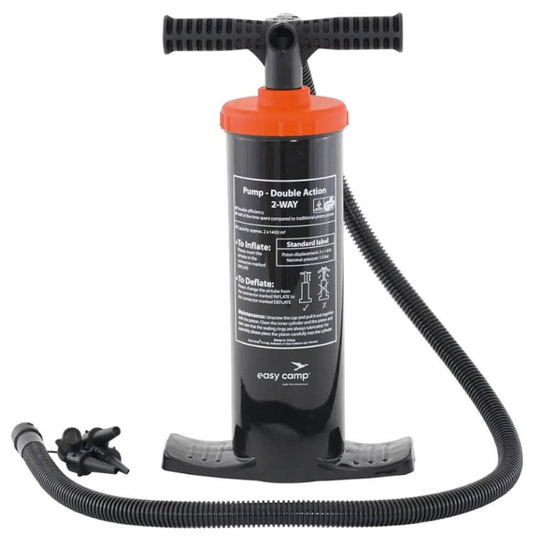 Ruční pumpa Easy Camp Double Action Pump Barva: černá