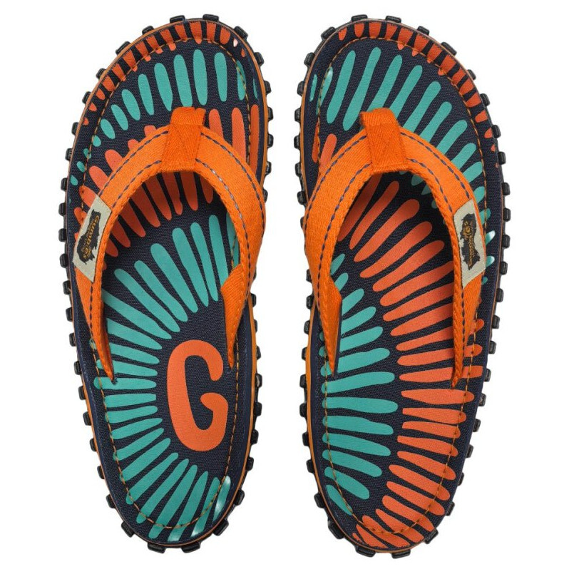 Žabky Gumbies Islander Tangerine Burst Velikost bot (EU): 37 / Barva: modrá/oranžová