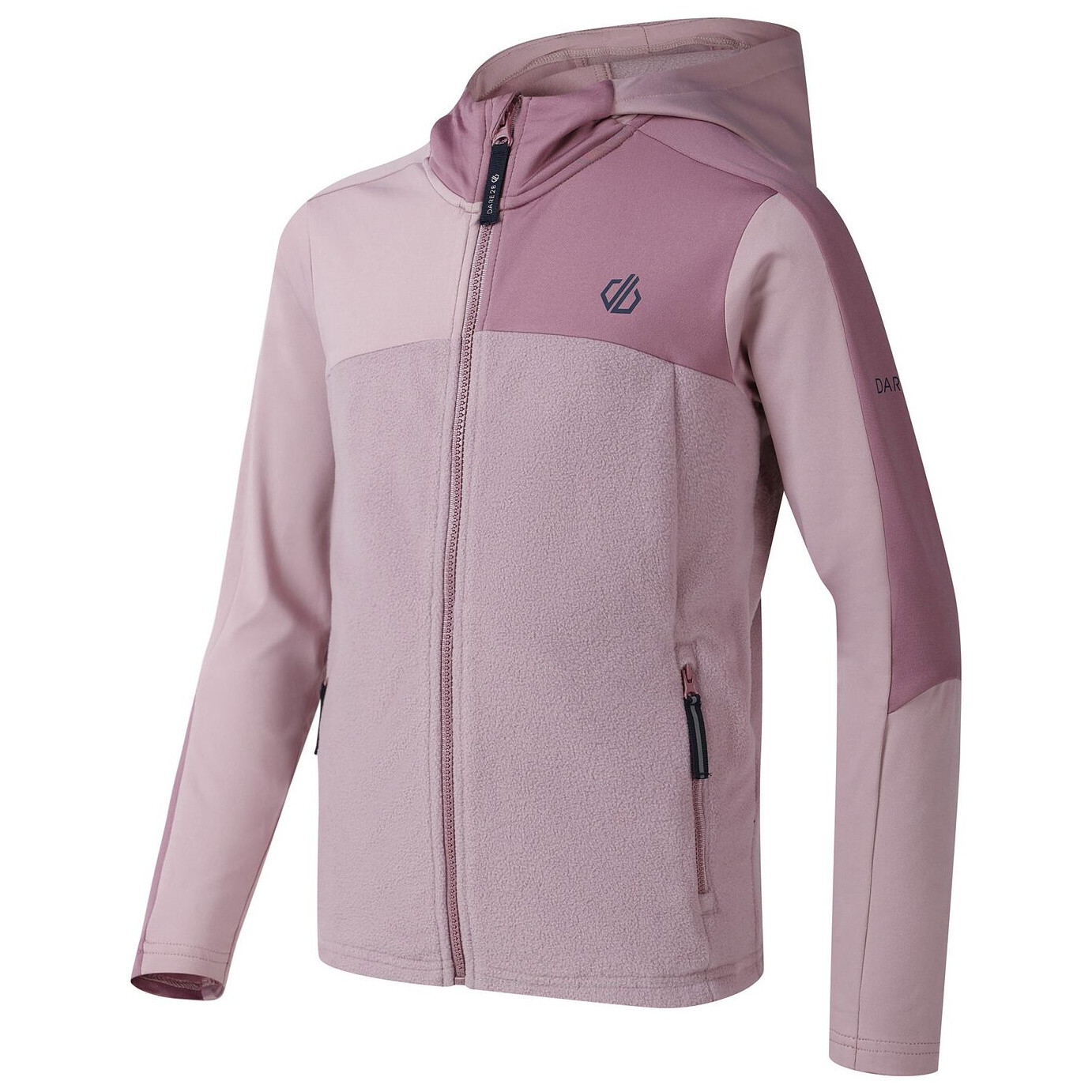 Dětská mikina Dare 2b Thriving IV Stretch Midlayer Mauve Shadow Dětská velikost: 122-128 / Barva: růžová