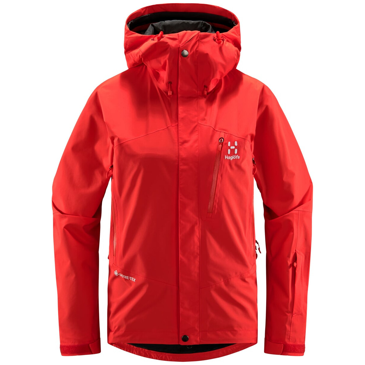 Dámská nepromokavá bunda Haglöfs Astral GTX Jacket Velikost: S / Barva: červená