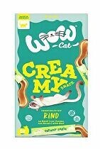 WOW Cat poch. Creamy Snack s hovězím 5x15g