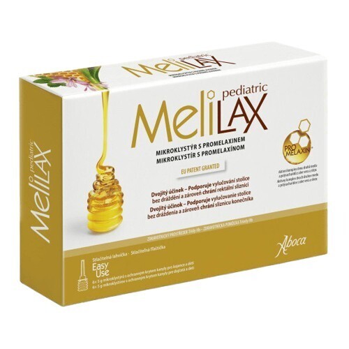 Aboca MeliLax Pediatric mikroklystýr s promelaxinem 6x5 g