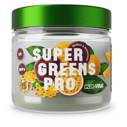 Czech Virus Super Greens Pro V2.0 360 g mango a marakuja