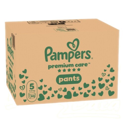 Pampers Premium Care Pants 5 plenkové kalhotky 11-17 kg 80 ks