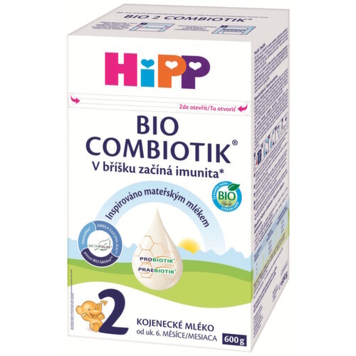 HiPP 2 Combiotik kojenecké mléko BIO 600g