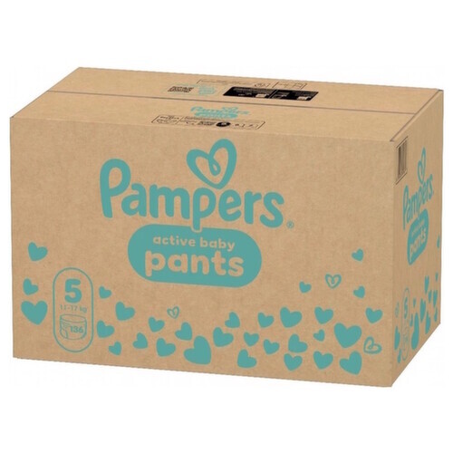 Pampers Active Baby Pants 5 plenkové kalhotky 11-17 kg 136 ks