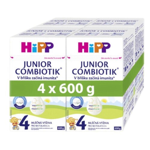 HiPP 4 Junior Combiotik mléčná výživa 4x600g