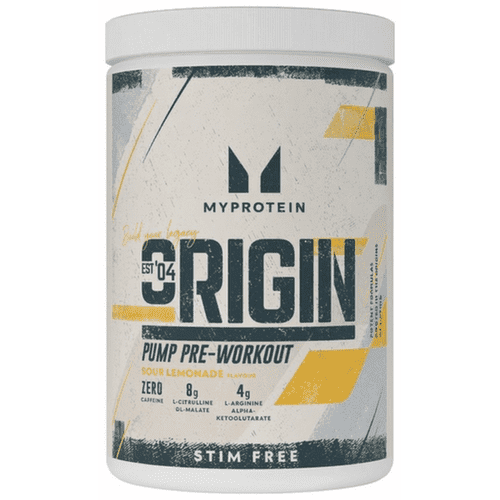 MyProtein Origin Pre-Workout Stim Free 750 g sour lemonade