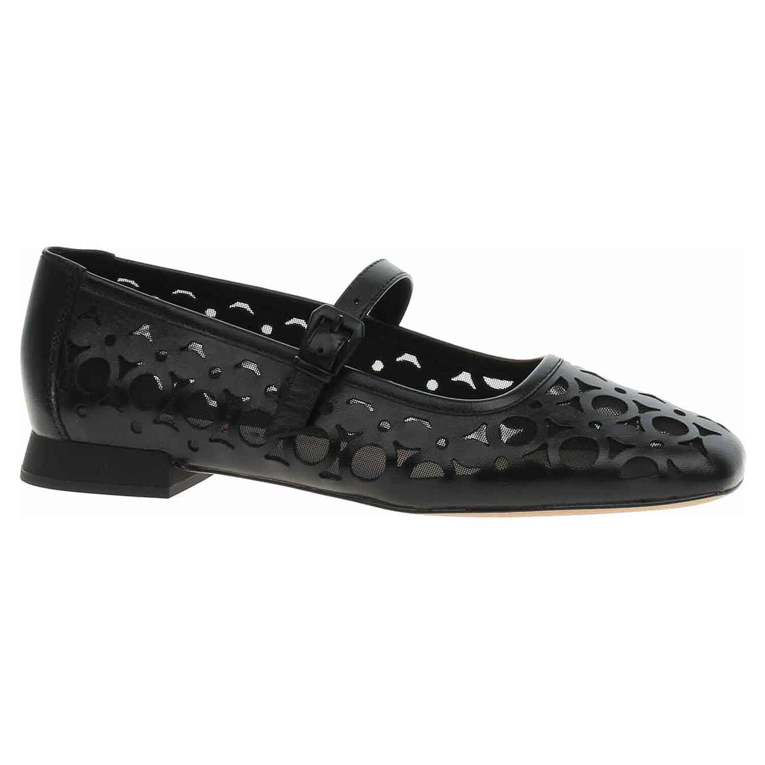 Ecco Dámské baleriny Caprice 9-22511-46 black comb 23301234