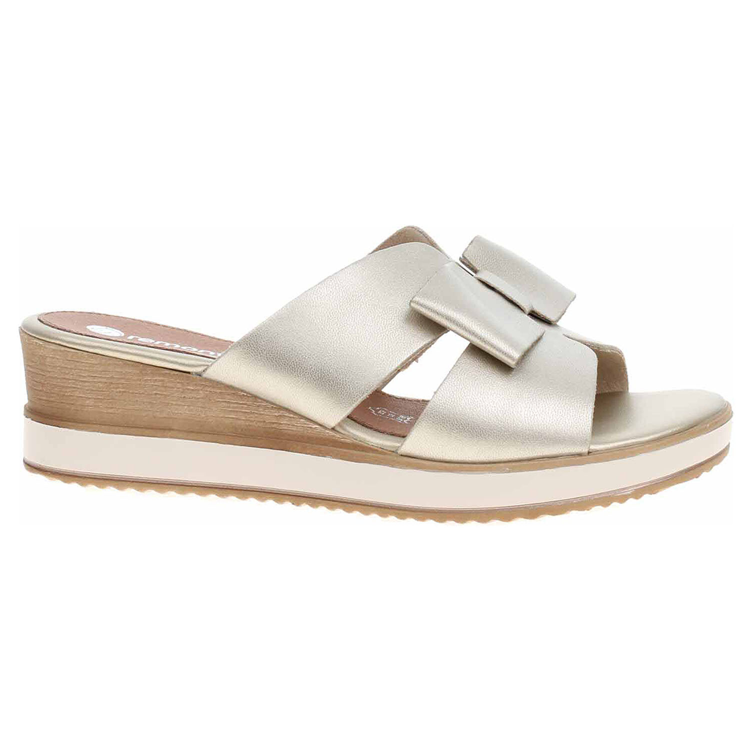 Ecco Dámské pantofle Remonte D6456-92 gold 23601291