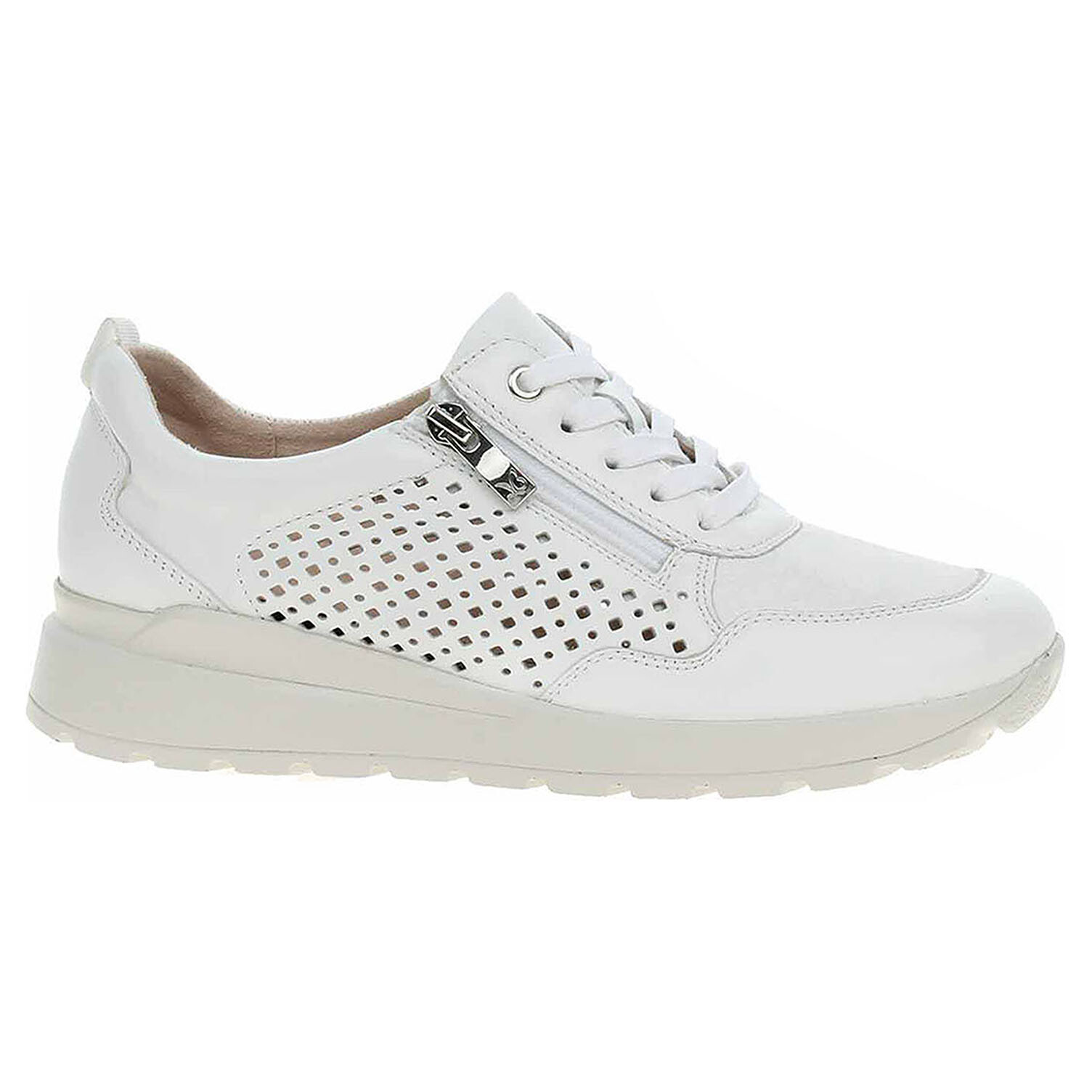 Ecco Dámské polobotky Caprice 9-23764-46 white-silver 23101194