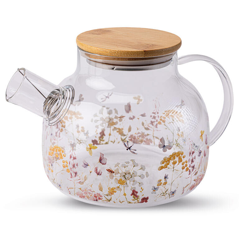 Skleněná konvice KVĚTINOVÁ ROMANCE 1 l