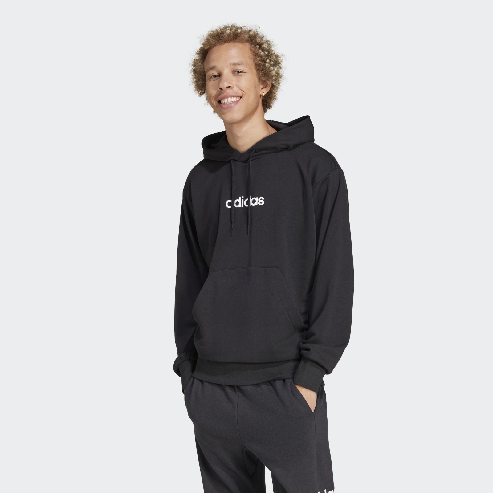 adidas ESSENTIALS LINEAR FRENCH TERRY HOODIE 2XL