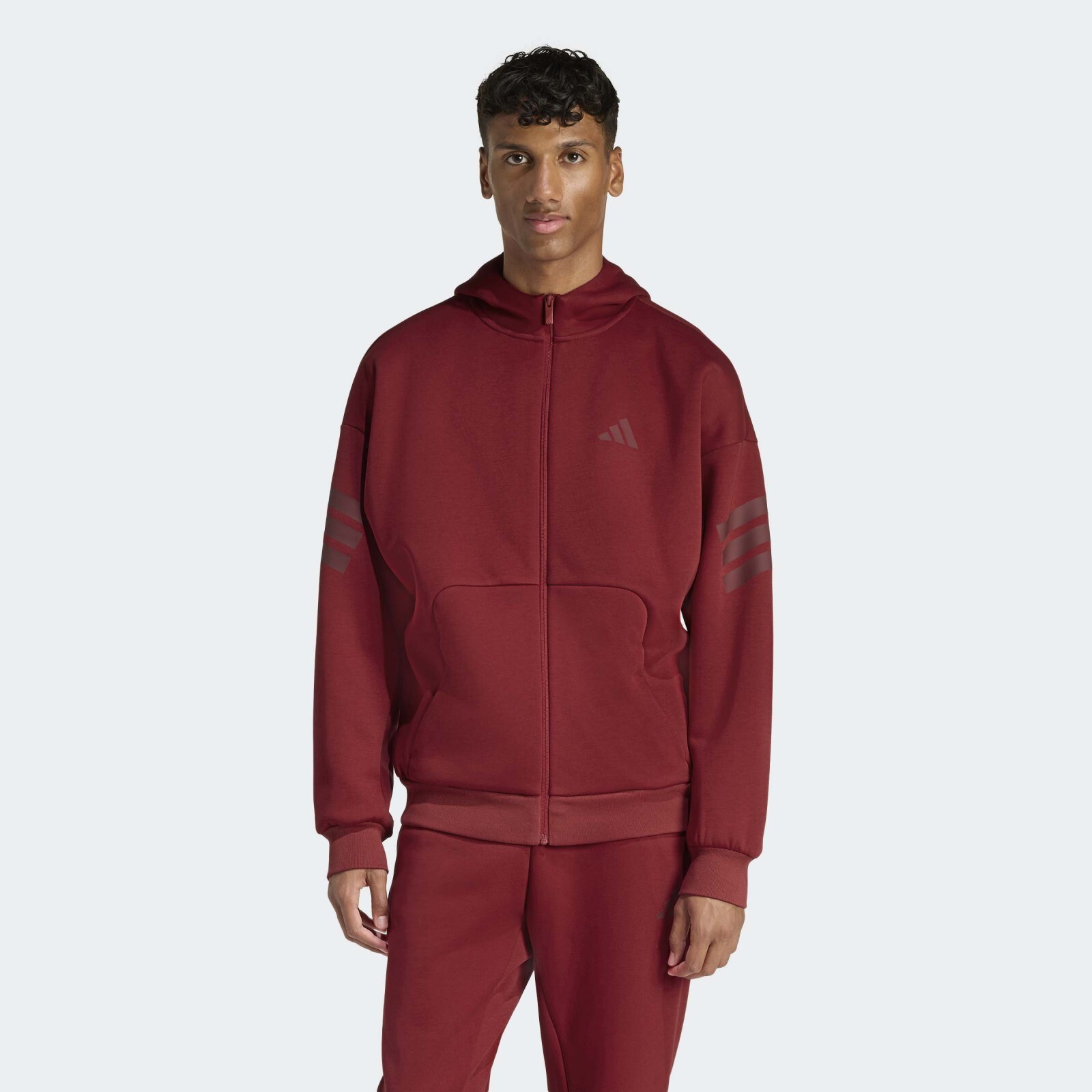 adidas M FI 3S FZ HOODED TRACK TOP 3XL