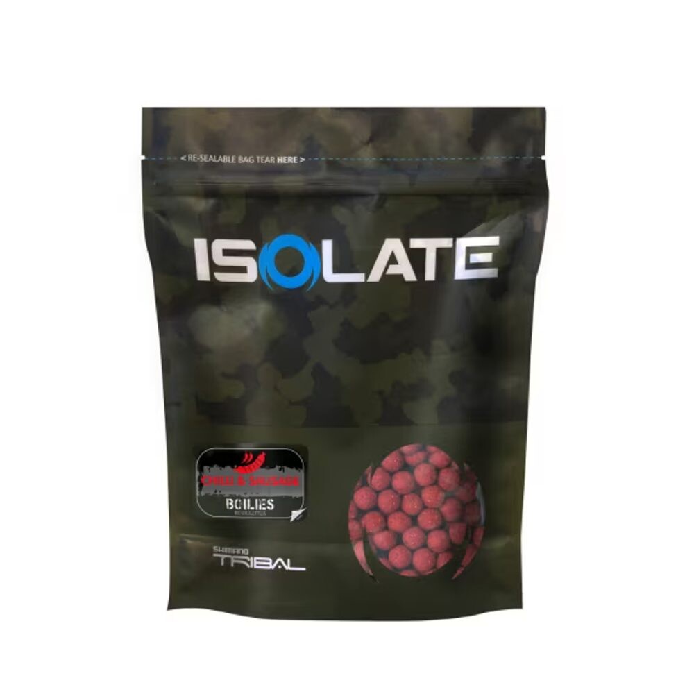 Shimano Boilies Isolate Chilli Sausage 1kg - 18mm