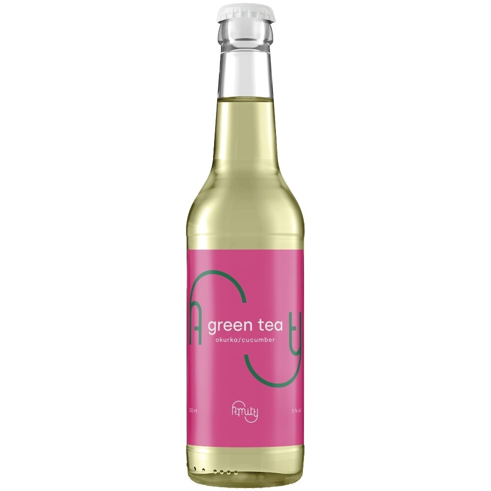 Amity Green Tea Okurka 0,33l