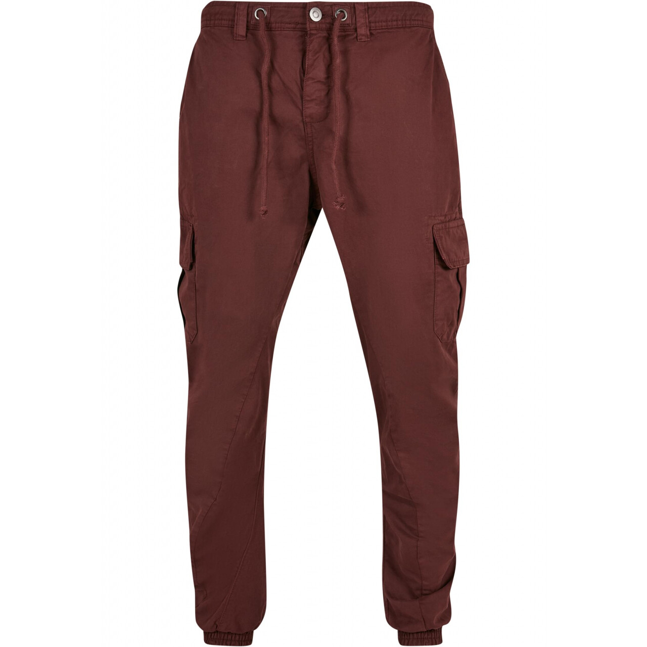 Kalhoty Urban Classics Cargo Jogging - tmavě červené, S