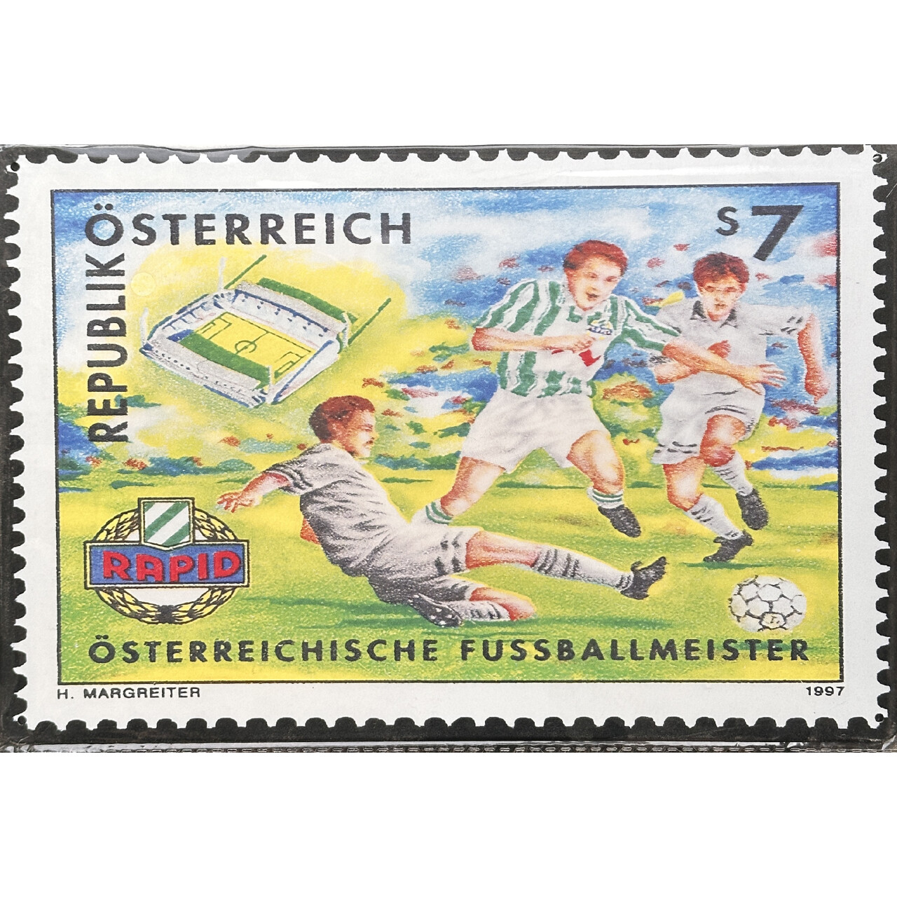 Cedule plechová Legal Life Fussballmeister 20x30cm - barevná