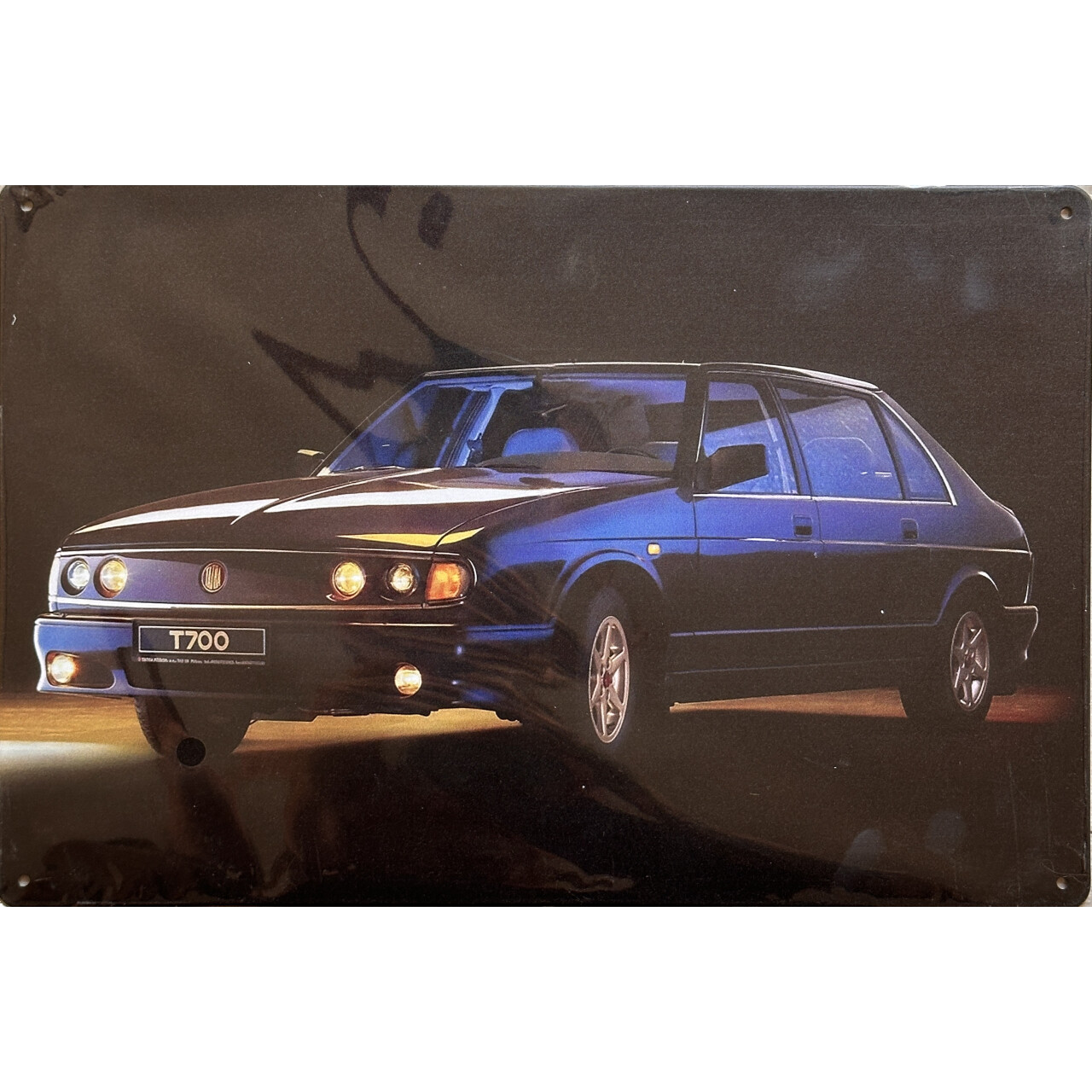 Cedule plechová Legal Life Tatra T700 20x30cm - barevná
