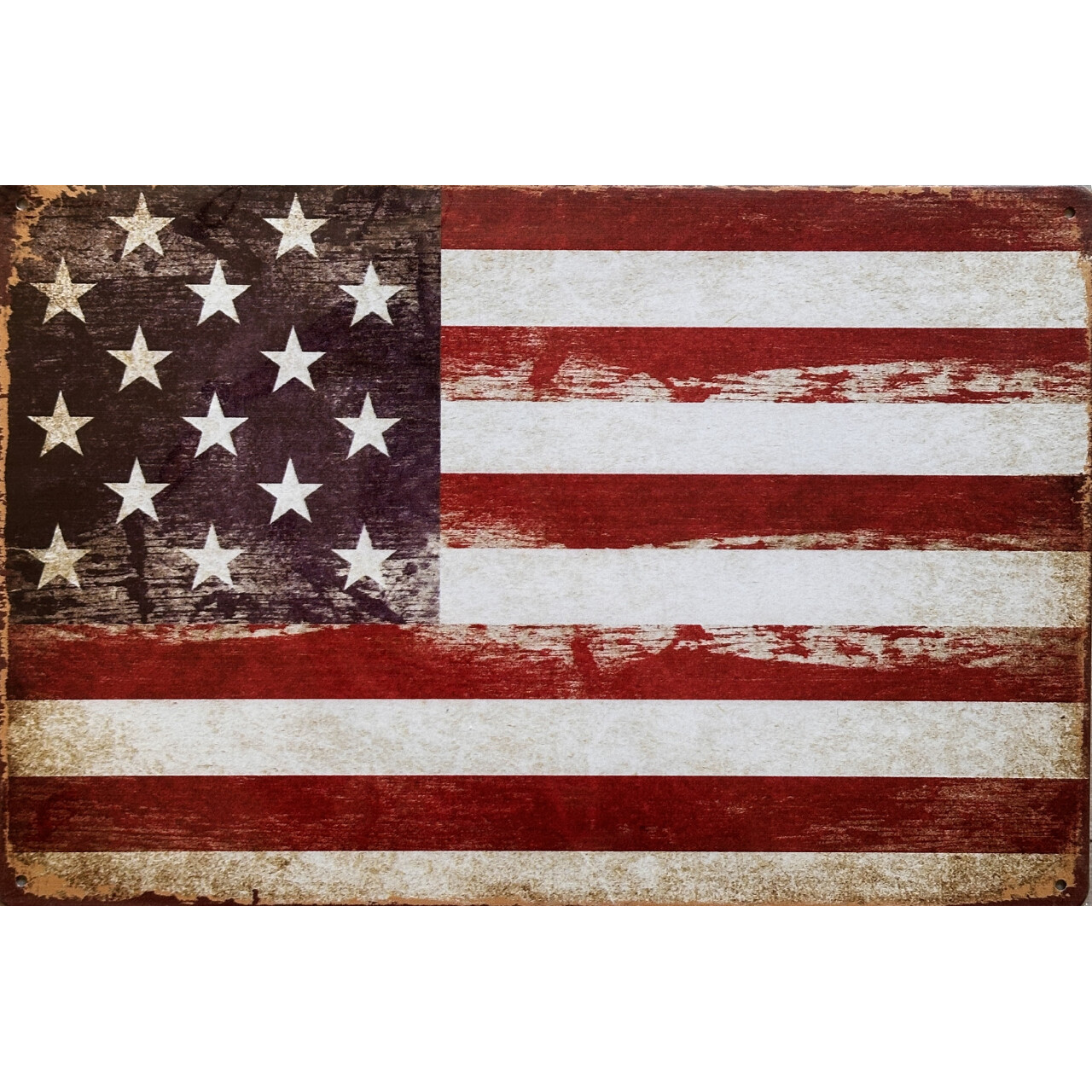 Cedule plechová Legal Life USA Flag 20x30cm - barevná