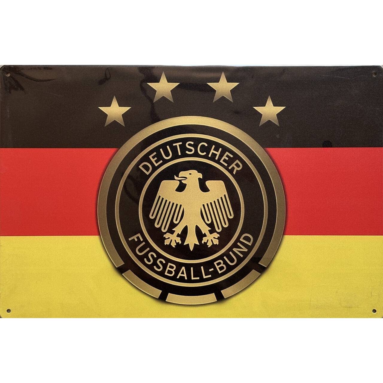 Cedule plechová Legal Life Deutscher Fussball Bund 20x30cm - barevná