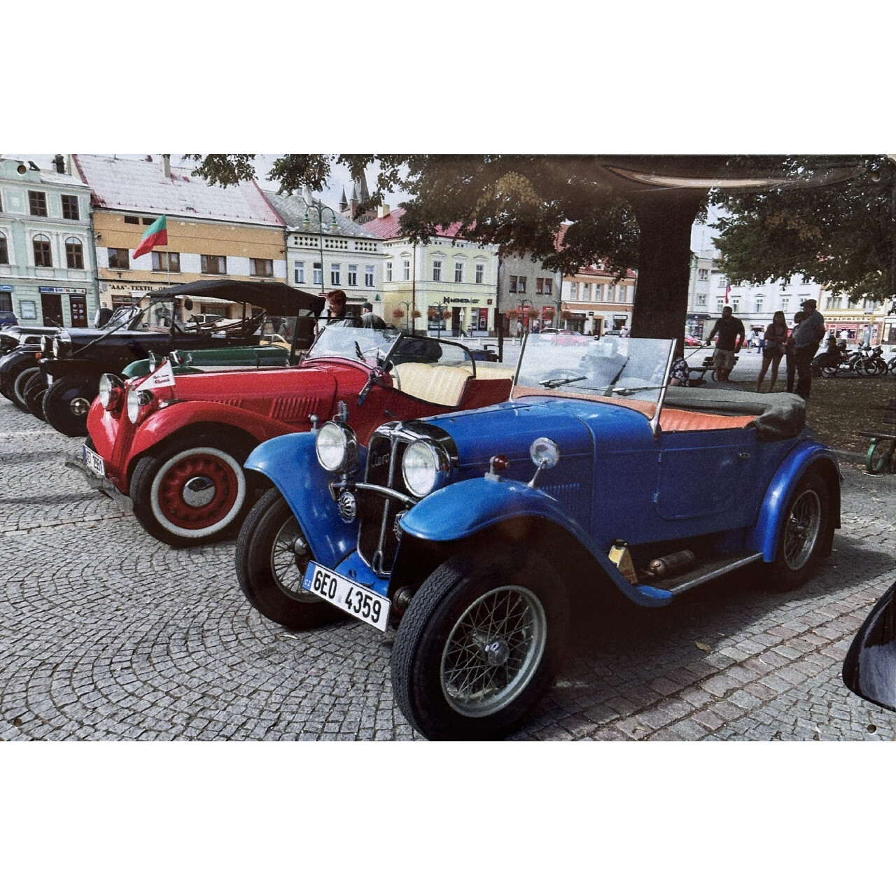 Cedule plechová Legal Life Historic vehicles 20x30cm - barevná
