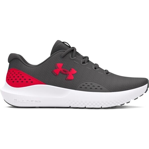 Under Armour CHARGED SURGE 4 Pánská běžecká obuv, tmavě šedá, velikost 44.5