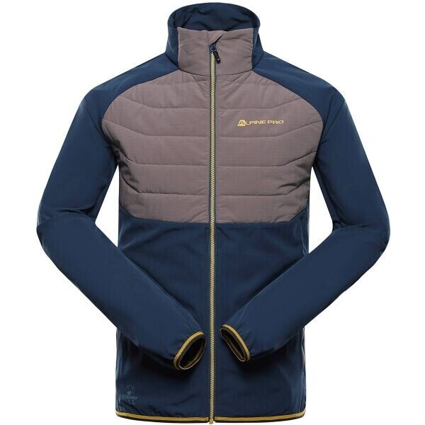 ALPINE PRO GERL Pánská bunda s merino výplní, modrá, velikost