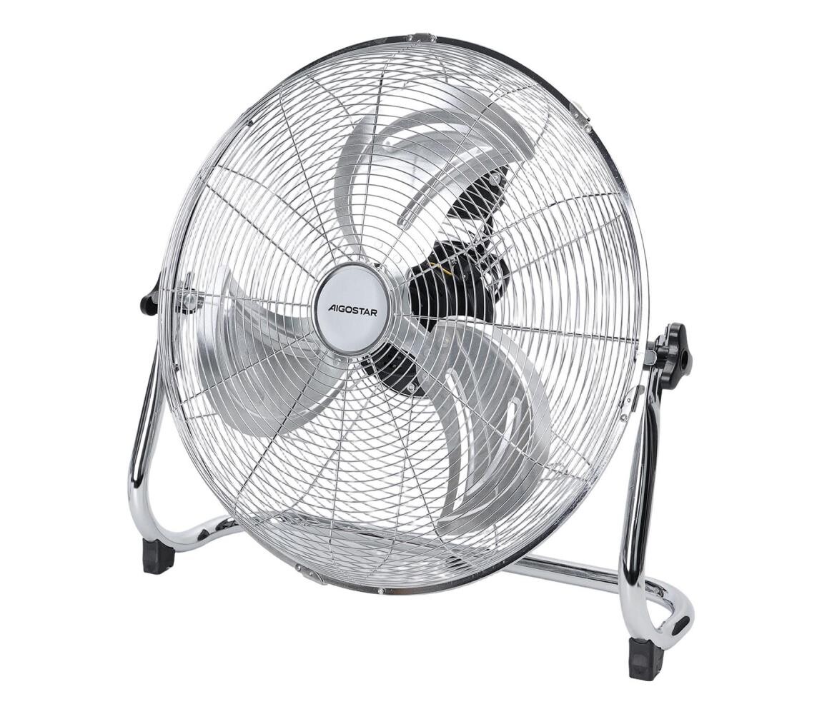 B.V.  - Podlahový látor 100W/230V pr. 54 cm lesklý chrom B30101ADYK