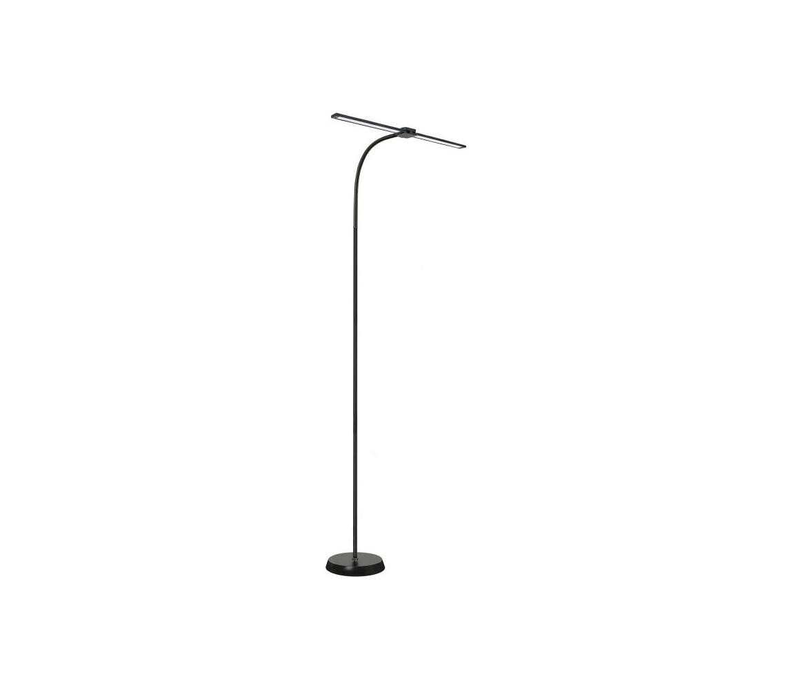 LED Stmívatelná stojací lampa TEILO LED/14W/230V 3000/4000/6000K černá 004834
