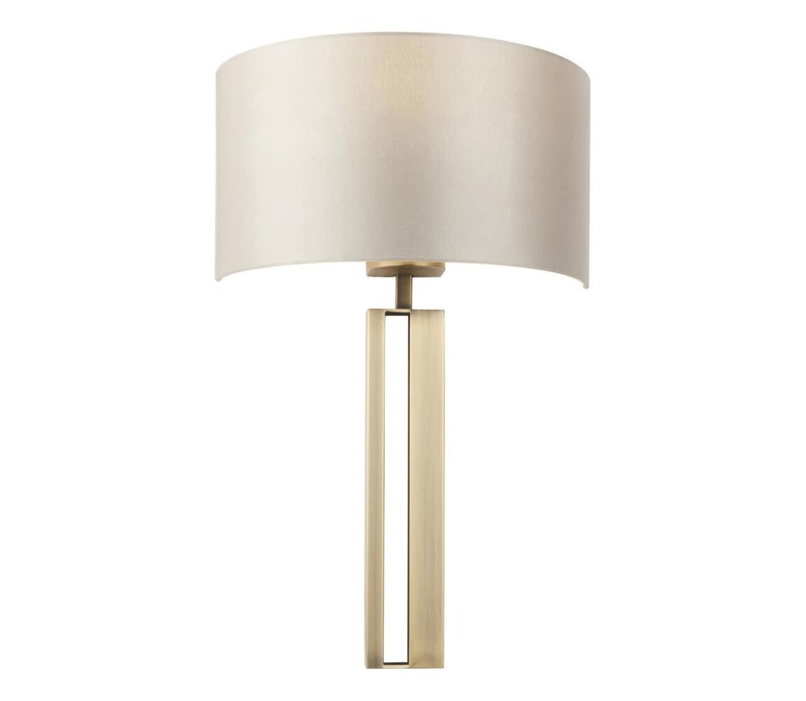 Endon 95452 - Nástěnná lampa 1xE27/10W/230V béžová/zlatá 95452