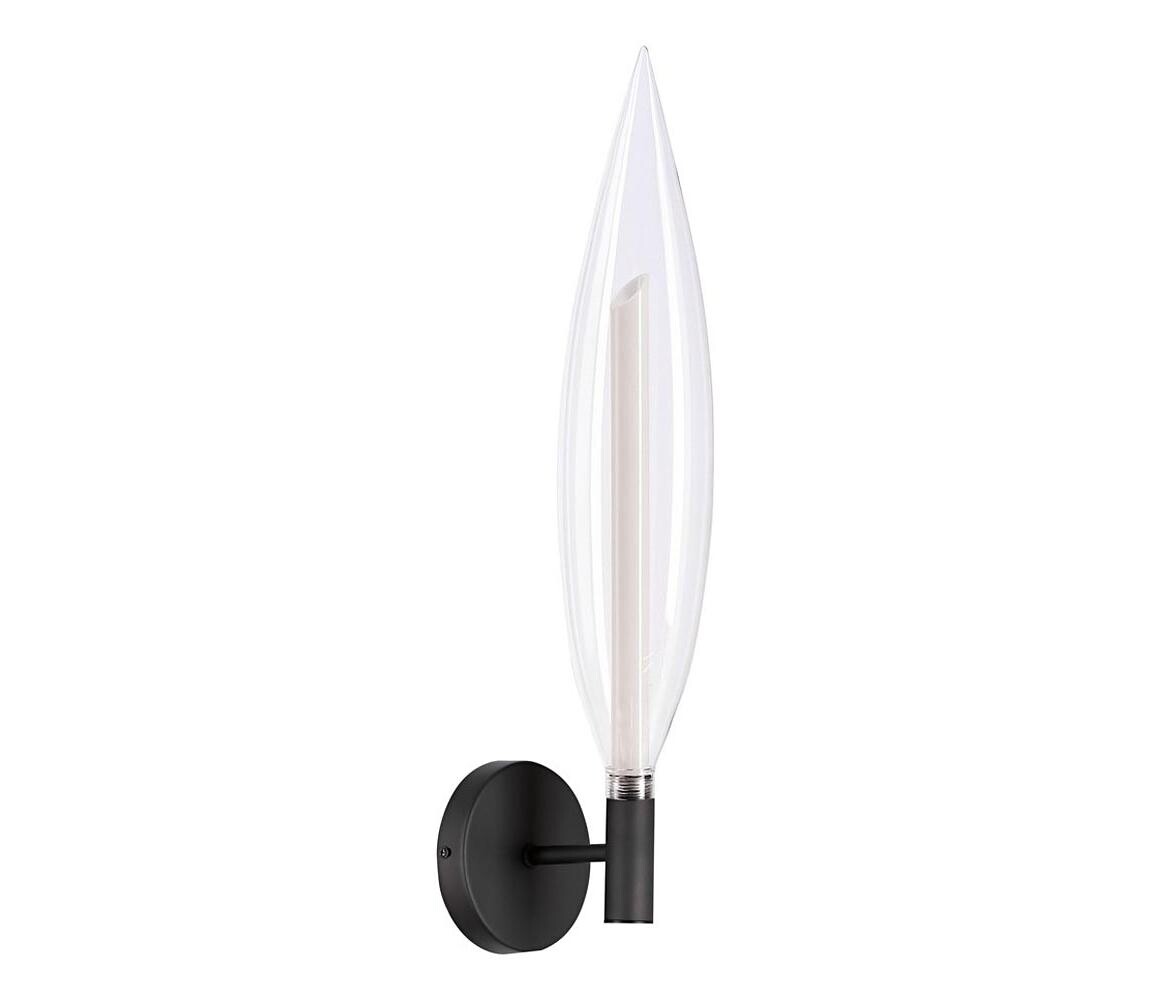 Nástěnná lampa NORDIC 1xG9/5W/230V černá/čirá 21-55156