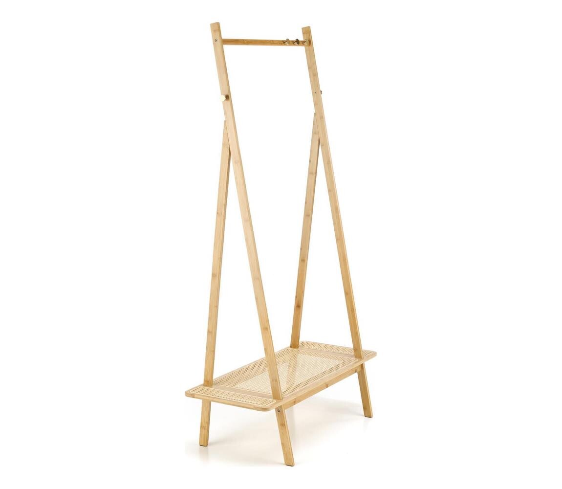 Halmar Stojanový věšák 168x68 cm LEGNO ratan 5905248127128