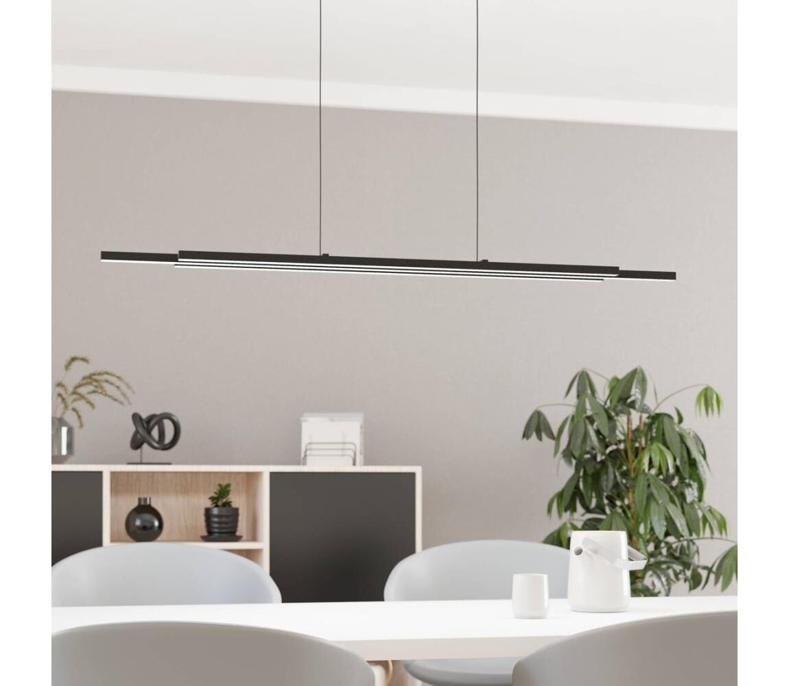 Eglo 31232 - LED Lustr na lanku CANNIGIONA LED/20,3W/230V černá 31232
