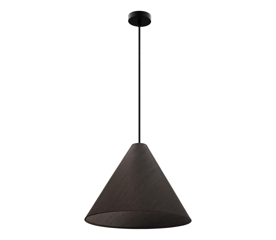 Lustr na lanku CONO 1xE27/40W/230V ebenová dýha 31-35967