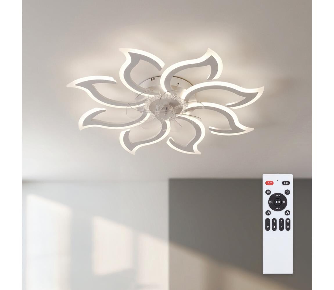 Brilagi - LED Stmívatelný stropní látor LED/44W/230V pr. 90 cm bílá + DO WF-OSD-115-WHT