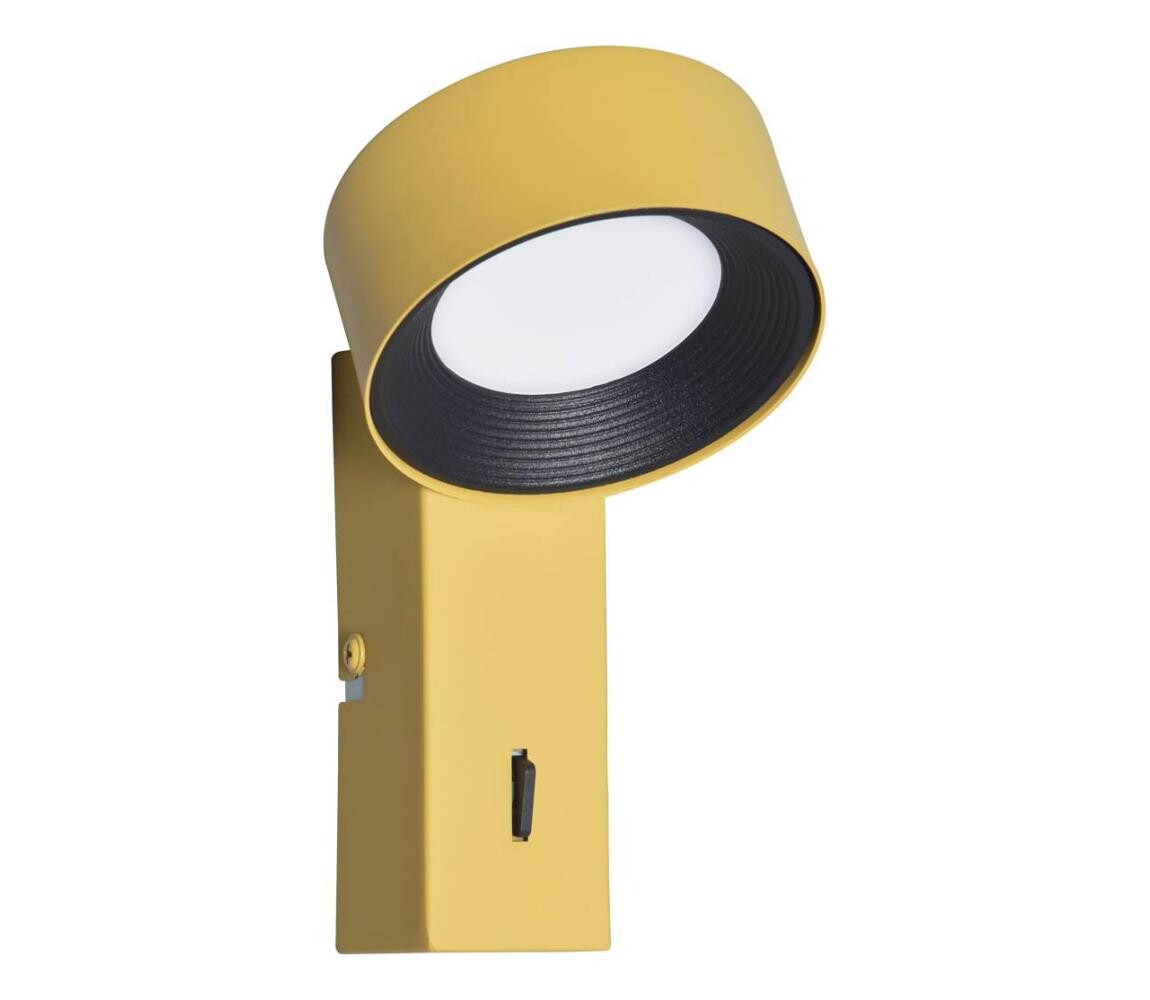 WL-47390-1-YLL - LED Nástěnné svítidlo OTAL LED/1,8W/230V 4000K žlutá WL-47390-1-YLL