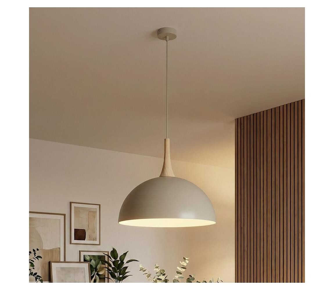 EMIBIG Lustr na lanku NAUTICA 1xGX53/12W/230V béžová 1672/1L