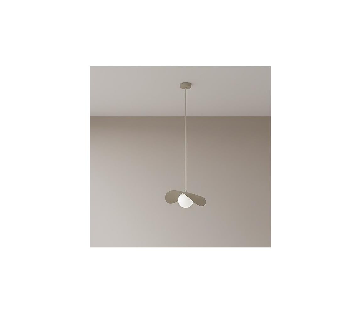 EMIBIG Lustr na lanku RITUAL 1xG9/8W/230V béžová 1632/1M