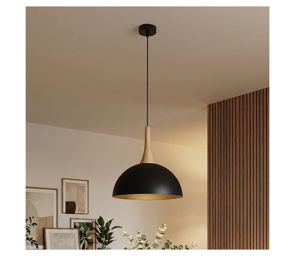 EMIBIG Lustr na lanku NAUTICA 1xGX53/12W/230V černá 1670/1S