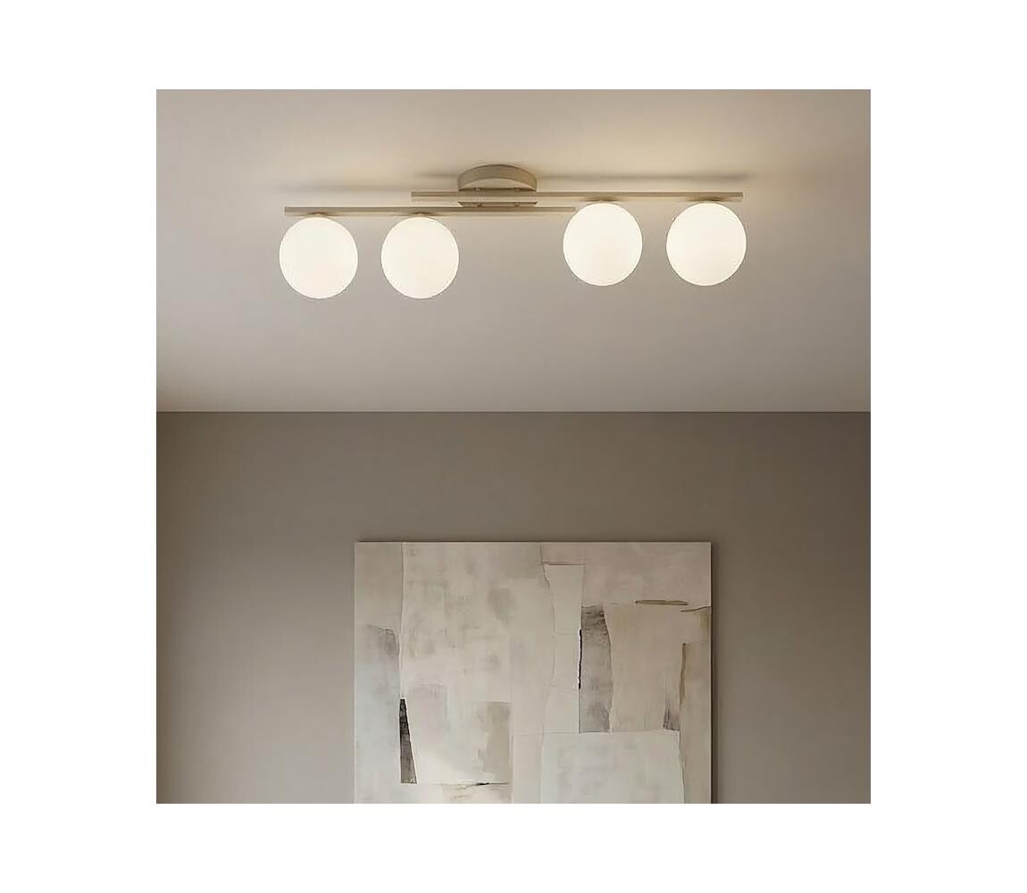 EMIBIG Stropní svítidlo KAIRO 4xE14/10W/230V béžová 1689/4