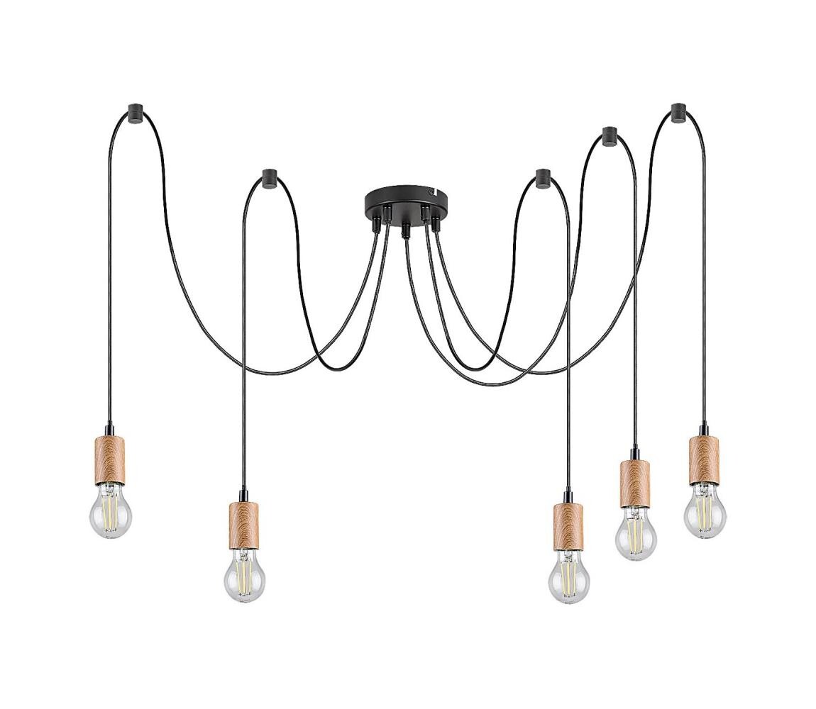 Rabalux 72075 - Lustr na lanku DOLLIEN 5xE27/60W/230V pavouk buk 72075