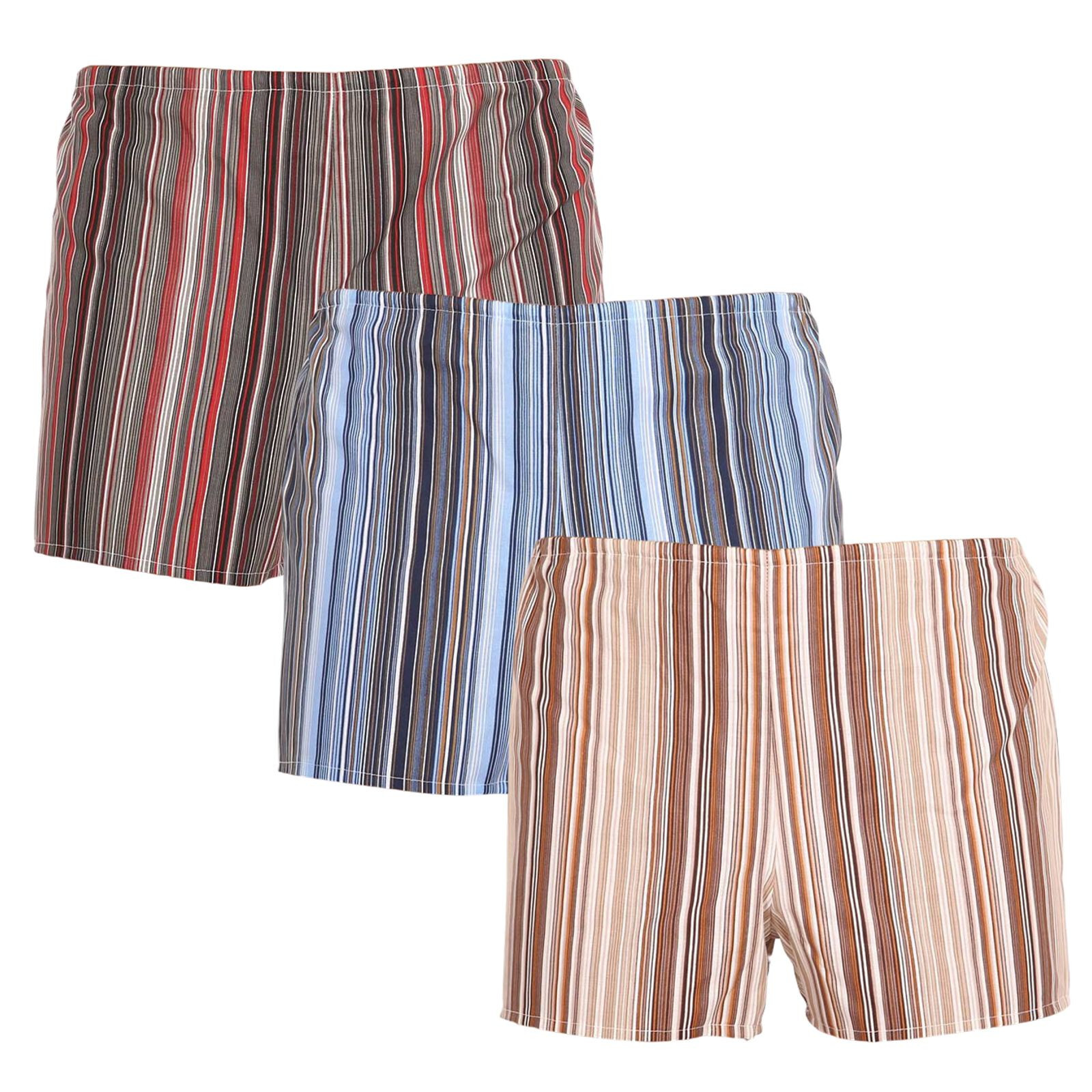 3PACK klasické pánské trenky Foltýn vícebarevné nadrozměr (KN757677) 5XL, trenýrky
