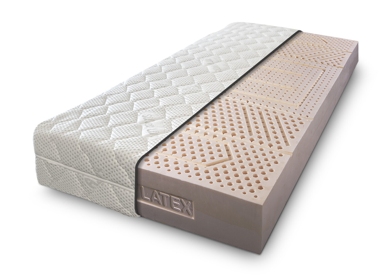 Latexová matrace EcoNaturaFlex 12cm 1+1 (v balení 2 ks) Rozměr: 80x200 cm