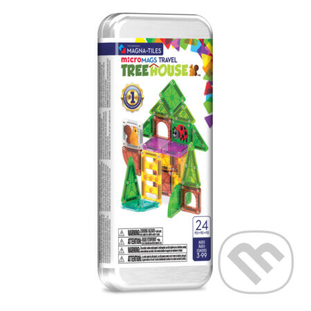 Magnetická stavebnica microMAGS Treehouse Travel Set 24 dielov - Magna-Tiles