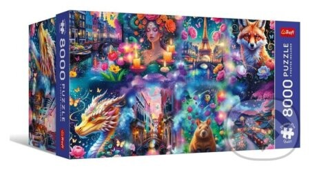 Puzzle Barevný svět 8000 dílků - Trefl